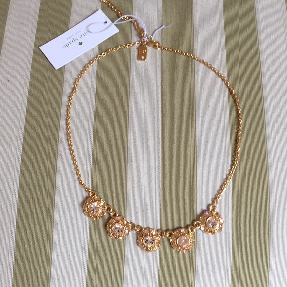 kate spade Jewelry - NWT Kate Spade ♠️ crystal necklace!